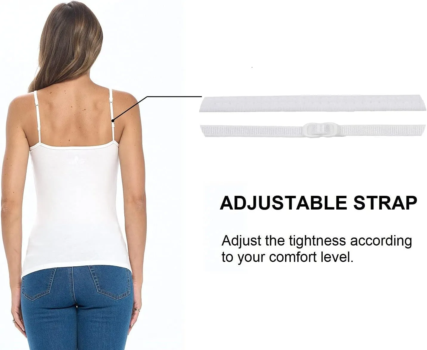 Natural Uniforms Women's Camisole Tank Top-Breathable Cotton Stretch Multi Pack of 2