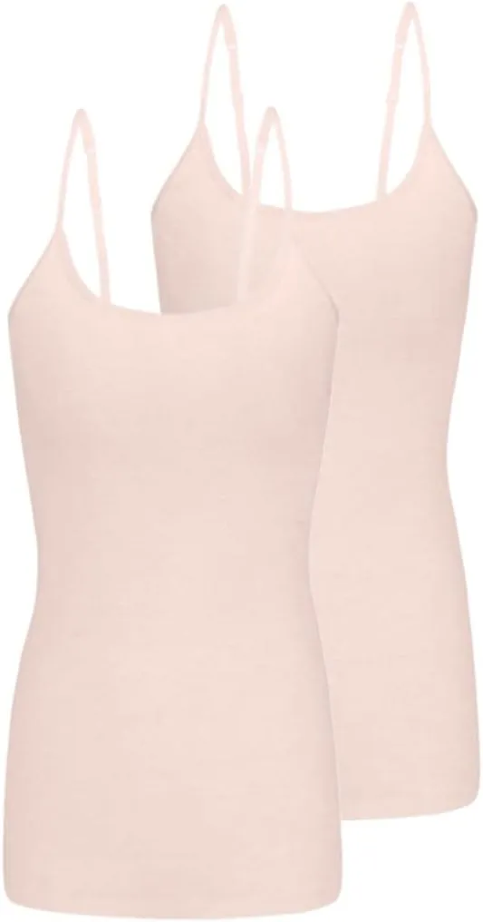 Natural Uniforms Women's Camisole Tank Top-Breathable Cotton Stretch Multi Pack of 2