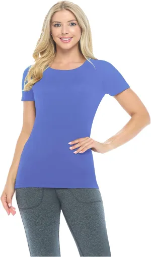 Natural Uniforms Women's Short Sleeve Round-Neck T-Shirt Under Scrub