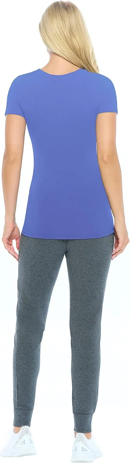 Natural Uniforms Women's Short Sleeve Round-Neck T-Shirt Under Scrub