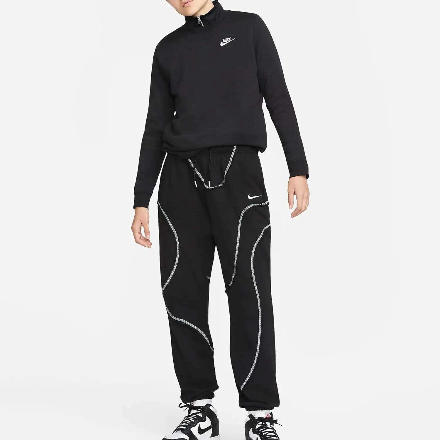 Nike Women's Sportswear Club Fleece Crew-Neck Sweatshirt