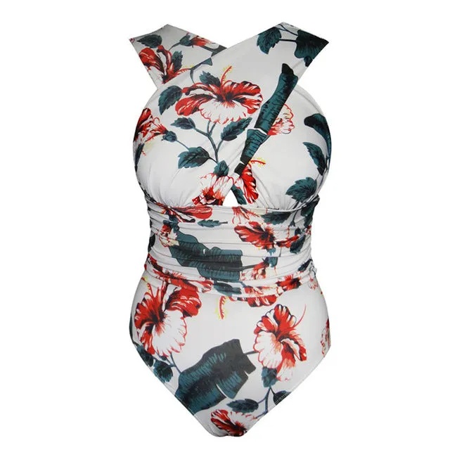 One Piece Swimsuit Plus Size Swimwear