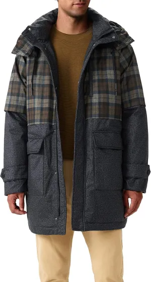Orolay Men's Classic Hooded Puffer Parka Down Jacket Warm Winter Coat with Pockets