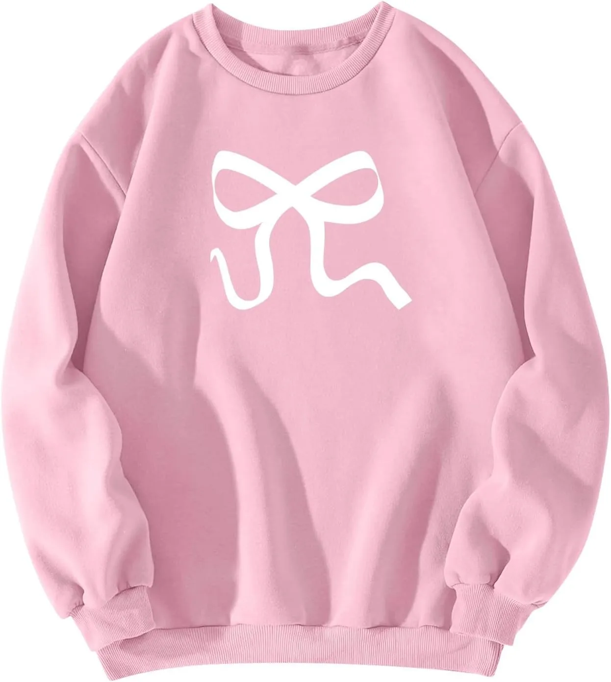 Oversized Sweatshirt for Women Trendy Fleece Crewneck Sweatshirts Winter Soft Warm Funny Cute Graphic Hoodies Y2k