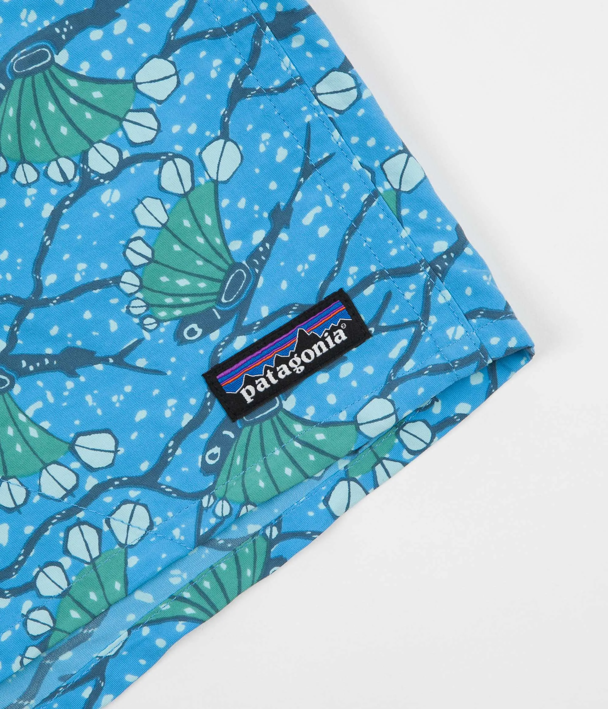 Patagonia Baggies Longs 7" Shorts - Hexy Fish / Radar Blue