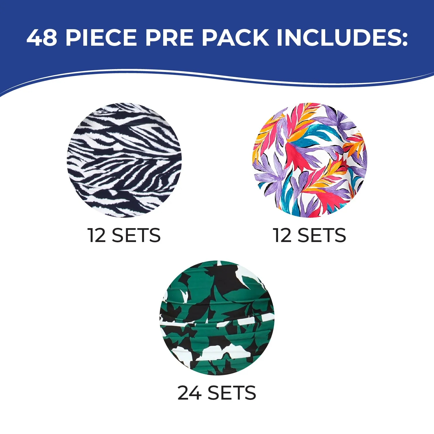 PL-ACTKCOL - Wholesale Women's Plus Printed Tankinis
