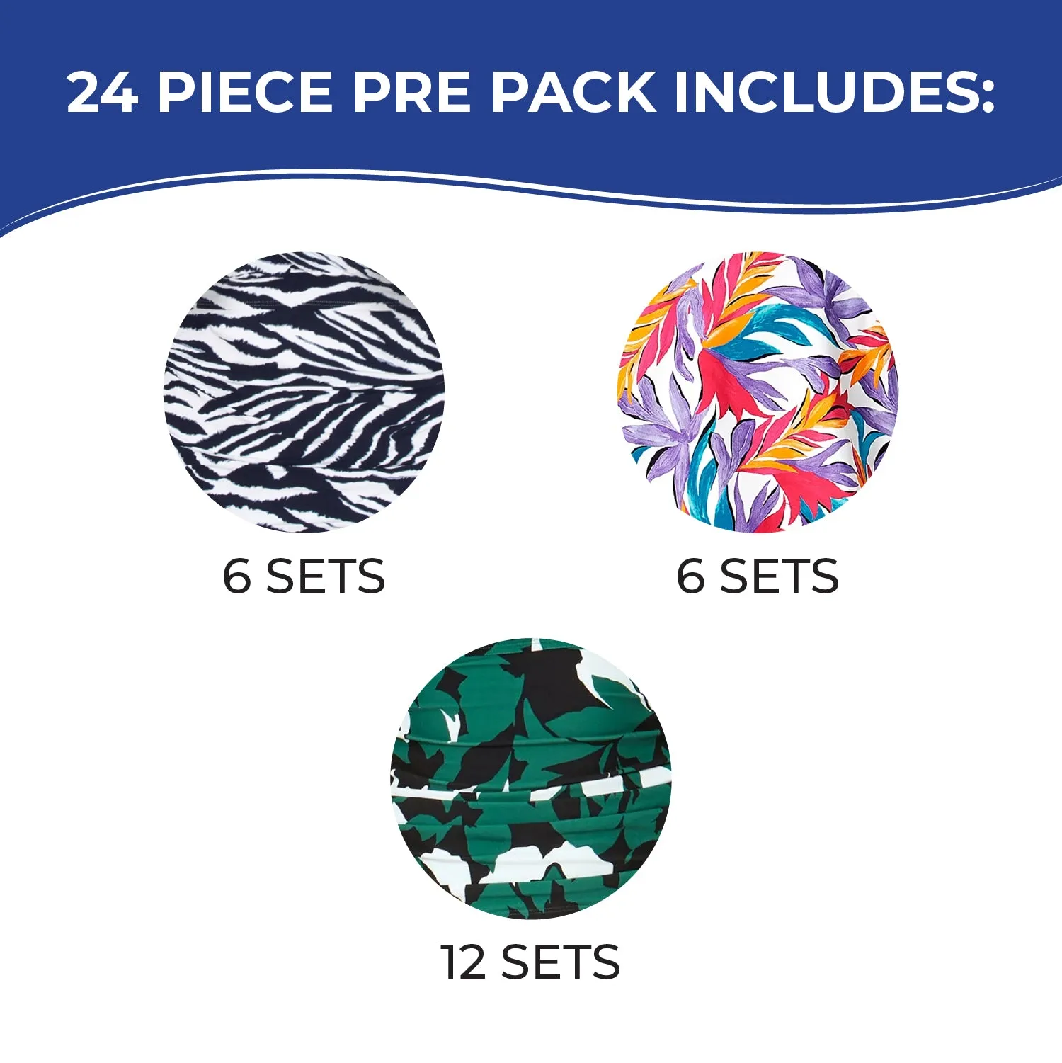 PL-ACTKCOL - Wholesale Women's Plus Printed Tankinis