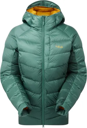Rab Women's Glaceon Pro Jacket Lightweight Down Coat for Hiking, Climbing, & Mountaineering