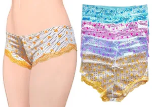 Satin Boldly Colored Bunny Bikini Panties