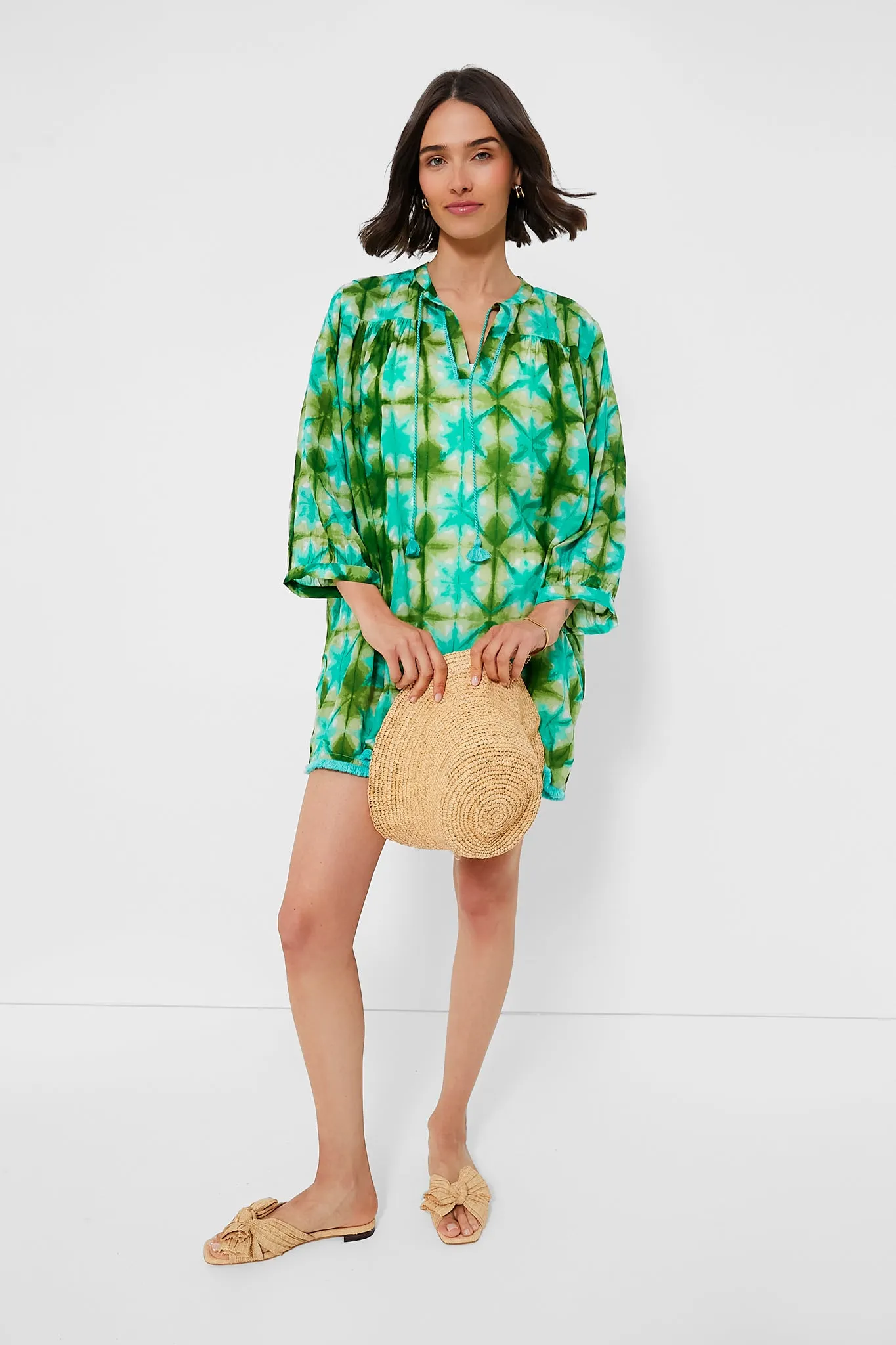Seafoam Medallion Bondi Coverup