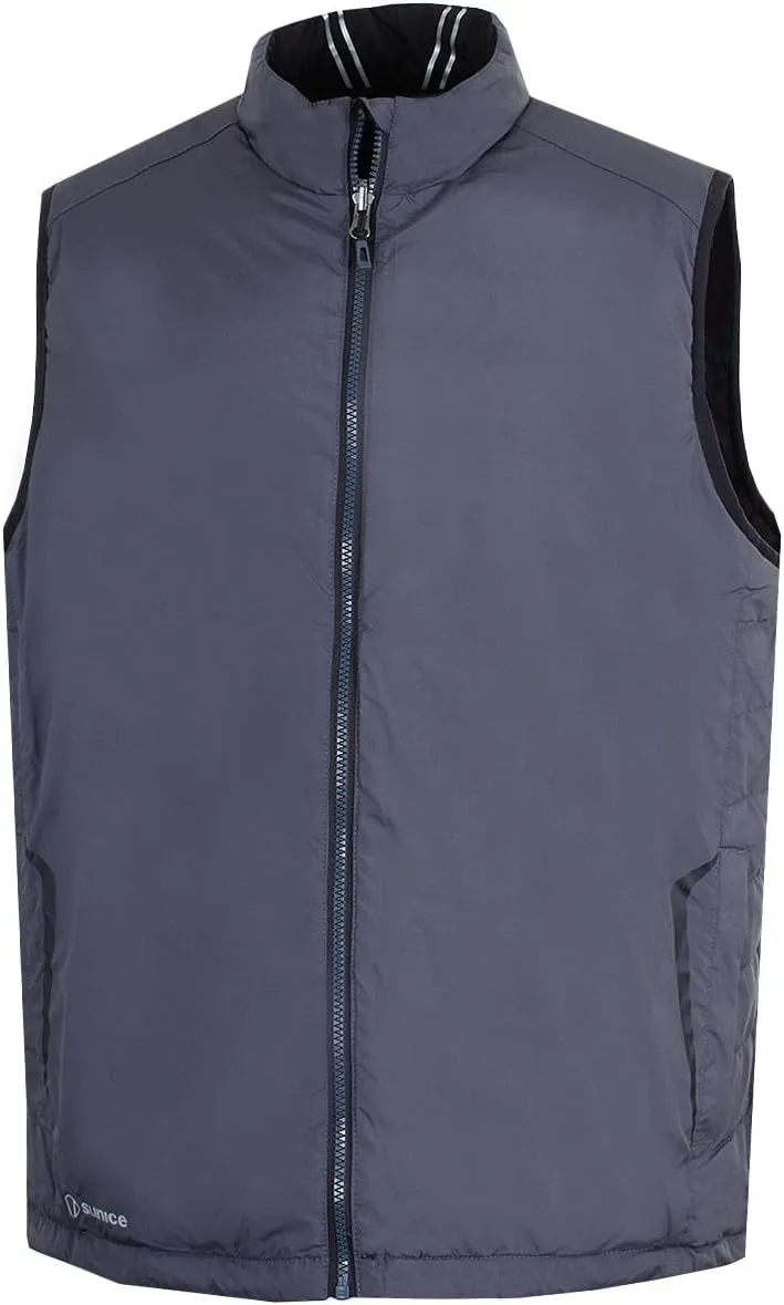Sunice Athletic Apparel - Michael Men's Ultra-lightweight Water Repellent Windproof Insulated Thermal Reversible Vest