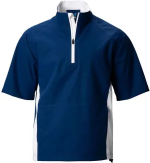 TGW Men's Waterproof Short Sleeve Golf Rain Shirt Jacket Pullover for Golfing