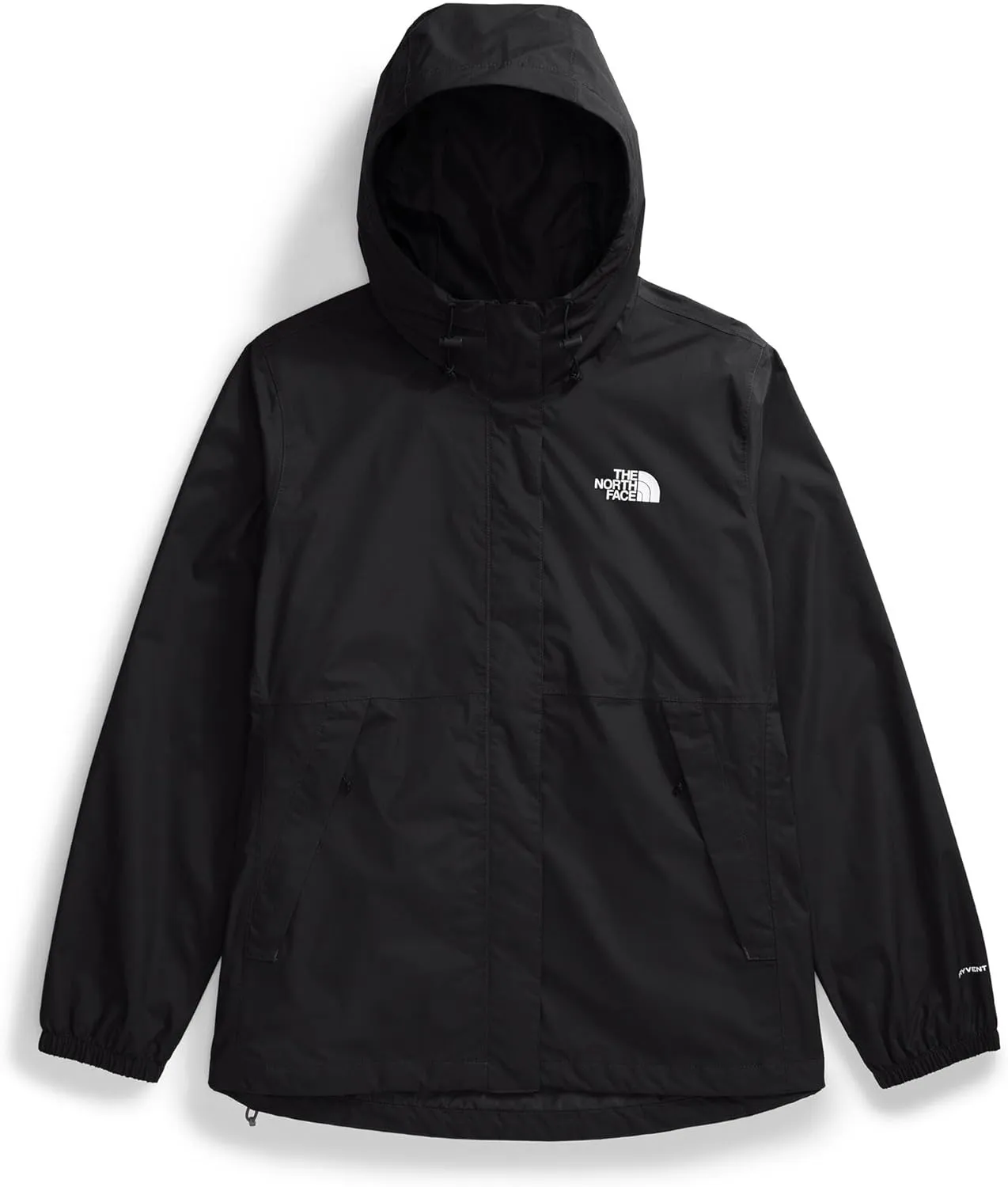 THE NORTH FACE Women's Antora Waterproof Jacket | Windproof & Water Repellent Rain Coat, Adjustable 3-Piece Hood