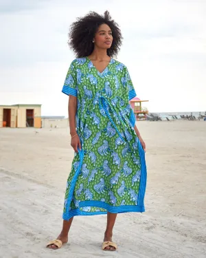Tiger Queen - Let's Cruise Caftan - Sea Grass
