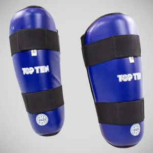 Top Ten WAKO Shin Guards Blue