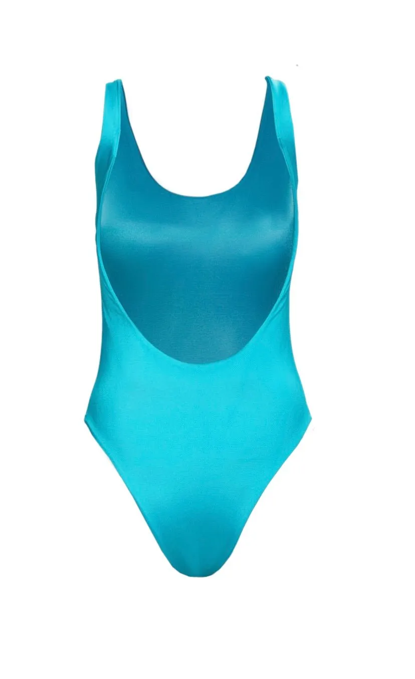 Turquoise Sunset Mirage One Piece Swimwear