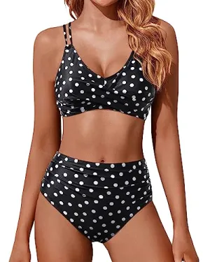 Two Piece High Waisted Bikini Sets