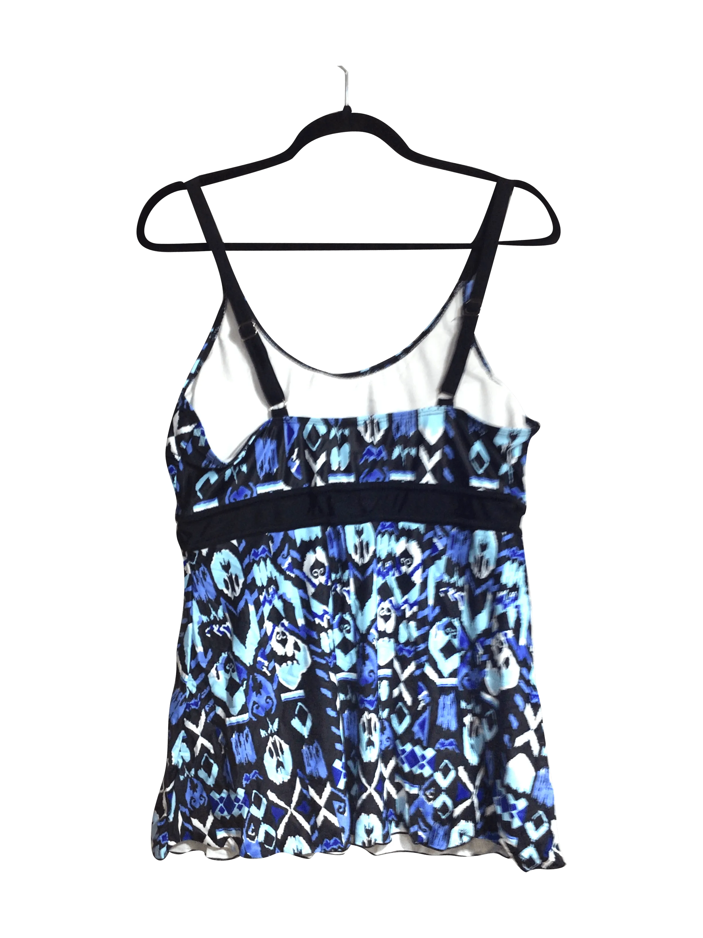 UNBRANDED Women Tankinis Regular fit in Blue - 2XL