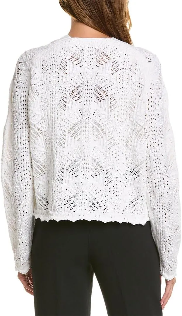 Vince Women's Lace Stitch Cardigan