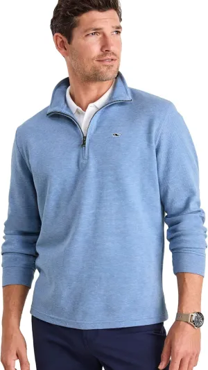 vineyard vines Men's Saltwater Quarter-Zip Pullover Sweater