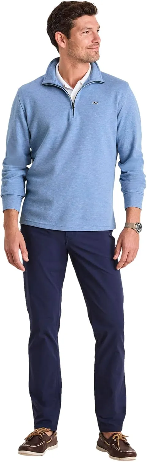 vineyard vines Men's Saltwater Quarter-Zip Pullover Sweater