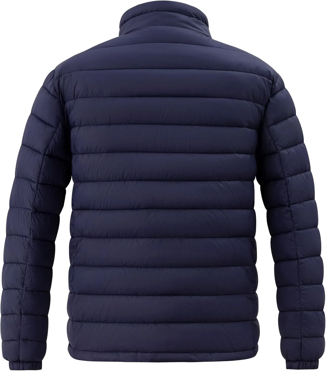 wantdo Men's Lightweight Puffer Jacket Warm Winter Jacket Windproof Winter Coat (Regular and Big)