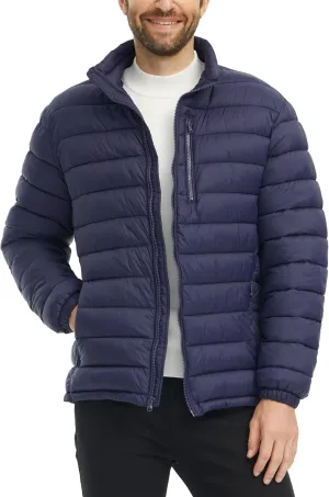 wantdo Men's Lightweight Puffer Jacket Warm Winter Jacket Windproof Winter Coat (Regular and Big)