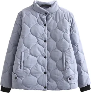 Women Cotton Coat Parka Winter Jacket Short Loose Padded Thick Down Cotton Warm Overcoat Parkas