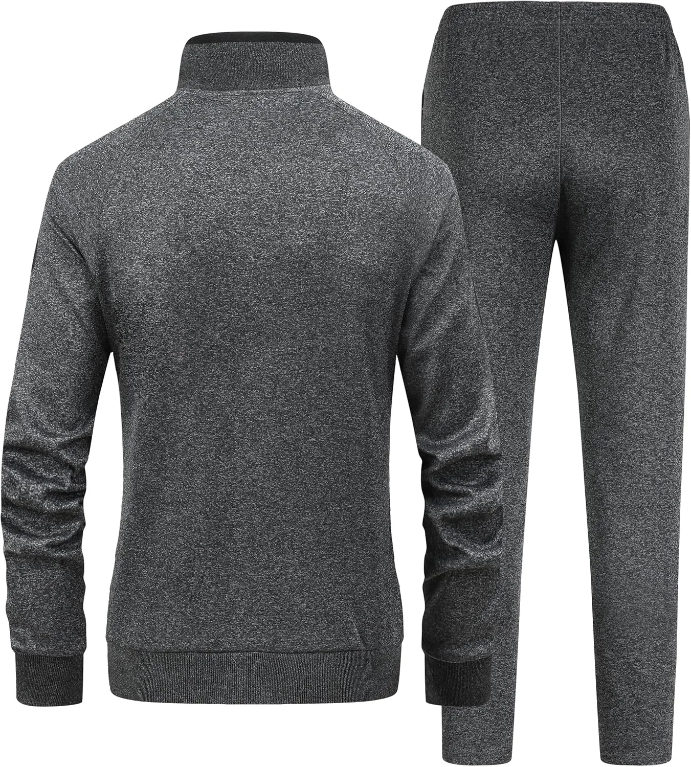Women's 2 Pieces Athletic Tracksuit Full-Zip Workout Sweatsuit with Active Jackets and Pants