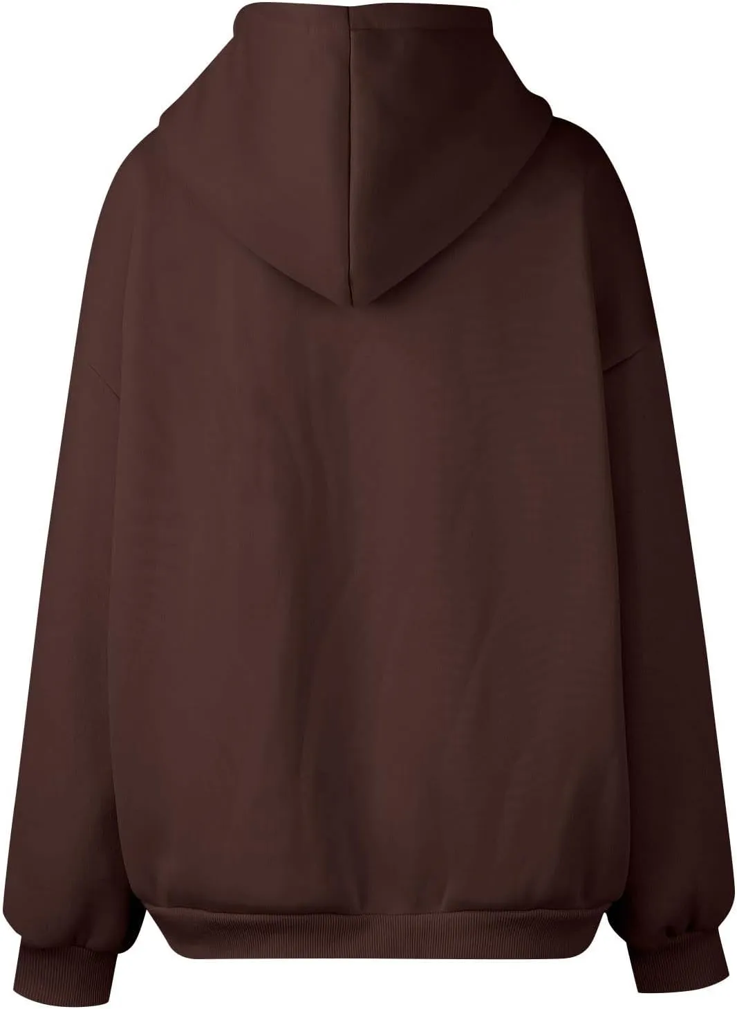 Women's Full Zip Up Hoodie Long Sleeve Hooded Sweatshirts Casual Fall Jacket Coat 2024 Fashion Outfits