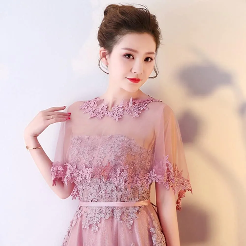 Women's Lace Wedding Bridal Bolero Jackets Shawl Formal Party Prom Evening Cape for Bride Bridesmaid Wrap Shrugs