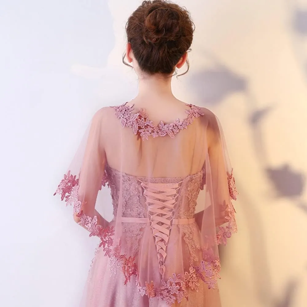Women's Lace Wedding Bridal Bolero Jackets Shawl Formal Party Prom Evening Cape for Bride Bridesmaid Wrap Shrugs