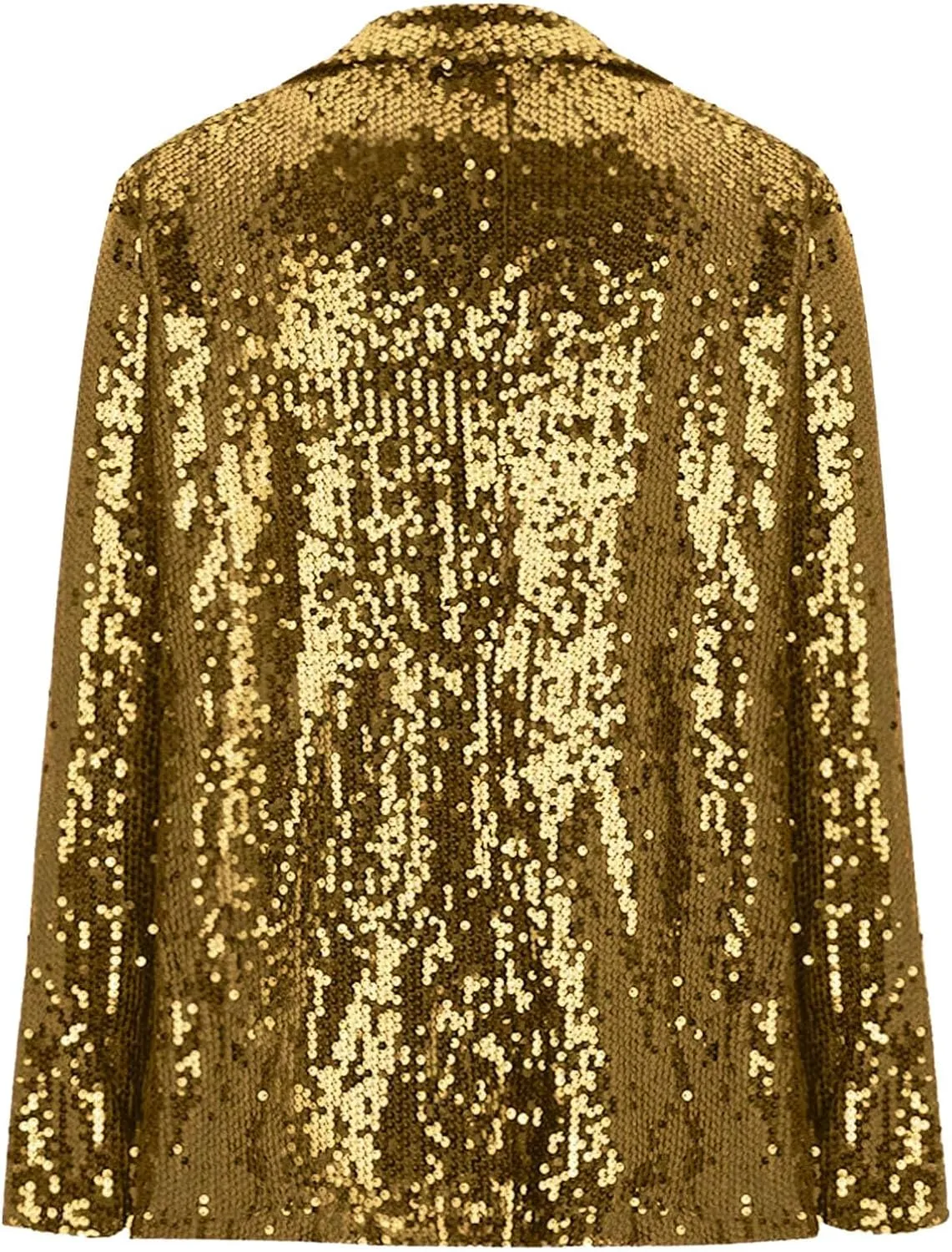 Women's Sequin Blazer Sparkly Party ChristmasLong Sleeve Lapel Open Front Glitter Sequin Jacket