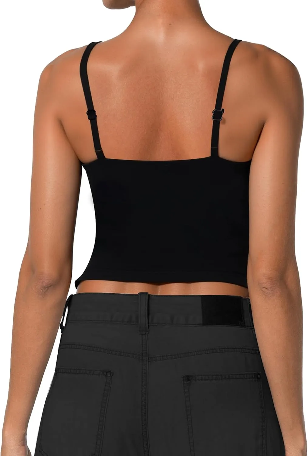Women's Sexy V Neck Camisole Tank Tops Adjustable Spaghetti Straps Sleeveless Top Casual Summer Halter Shirt 2025