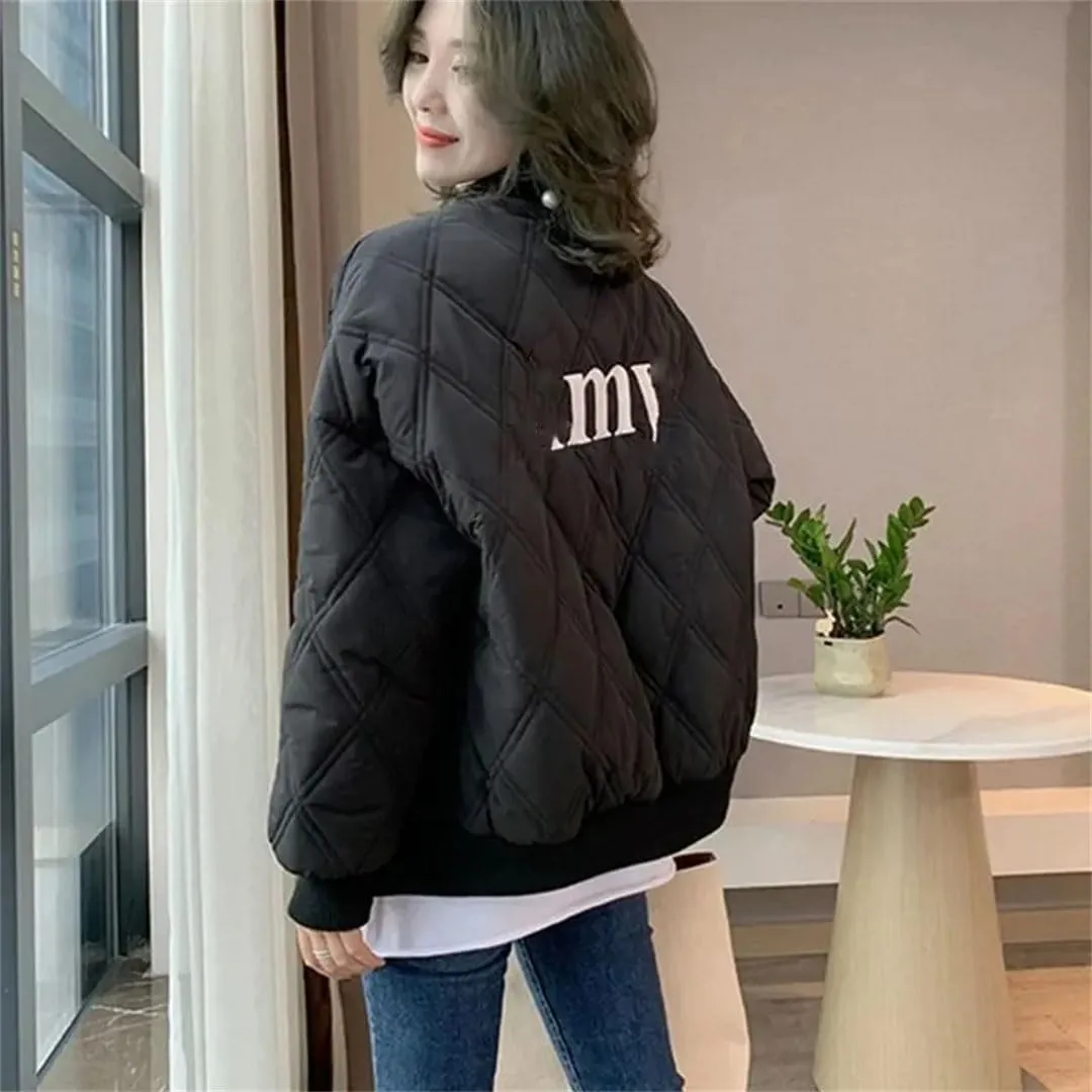 Women's Thin Cotton-Padded Coat Cotton-Padded Jacket Short Winter Fragrance Cotton-Padded Jacket