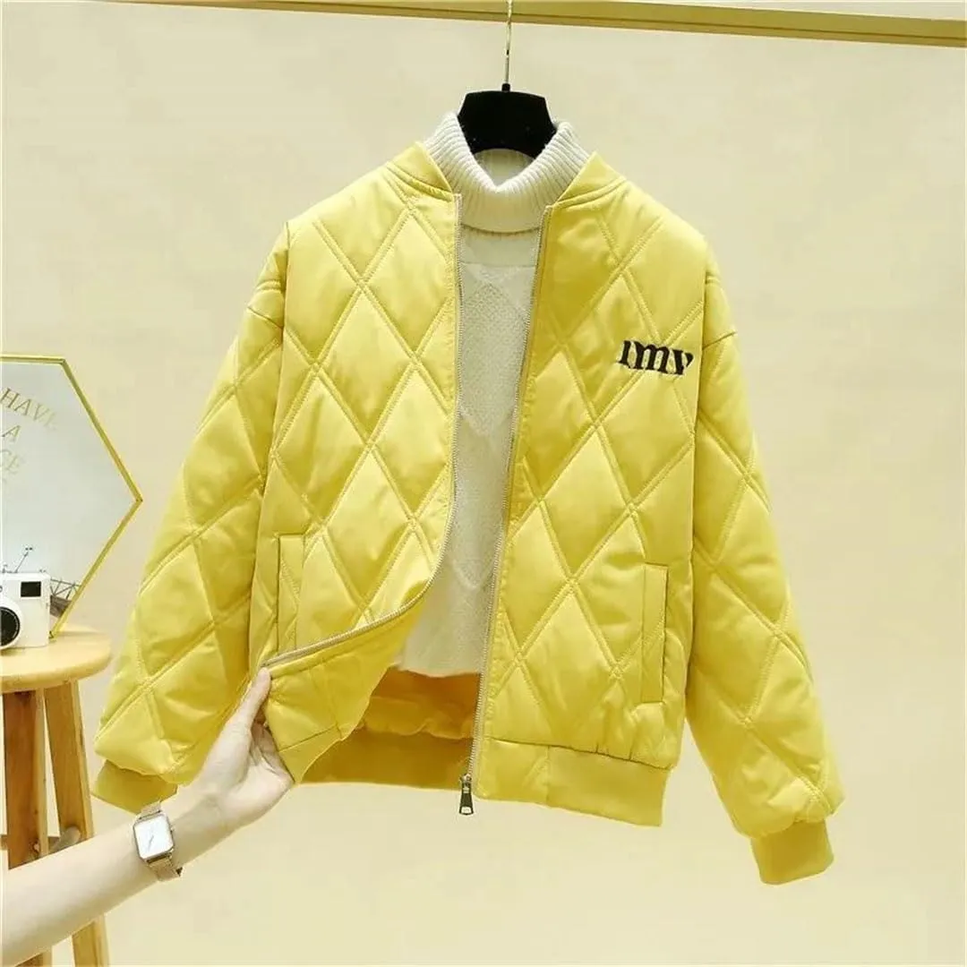 Women's Thin Cotton-Padded Coat Cotton-Padded Jacket Short Winter Fragrance Cotton-Padded Jacket