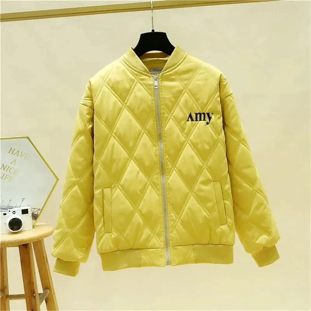 Women's Thin Cotton-Padded Coat Cotton-Padded Jacket Short Winter Fragrance Cotton-Padded Jacket