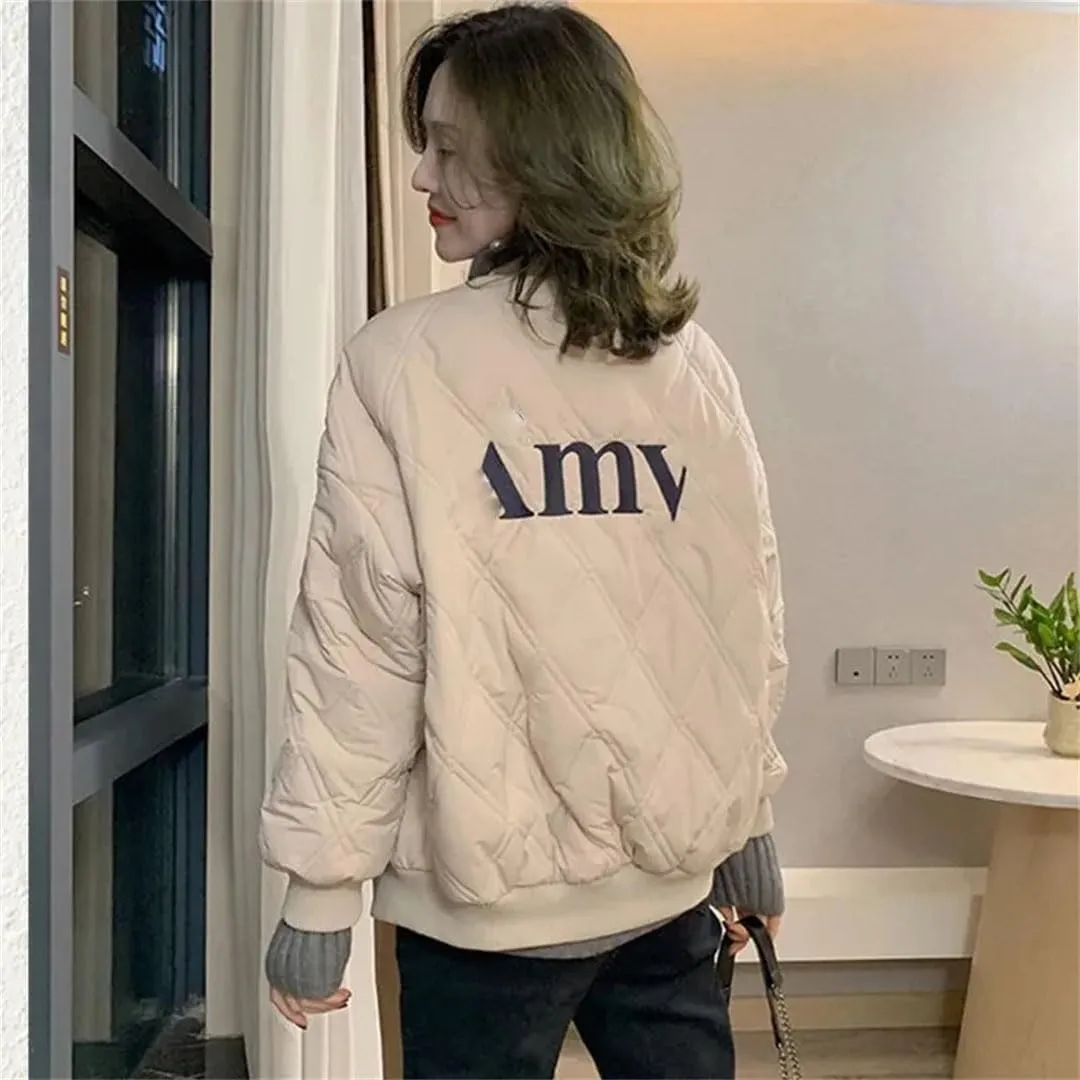 Women's Thin Cotton-Padded Coat Cotton-Padded Jacket Short Winter Fragrance Cotton-Padded Jacket
