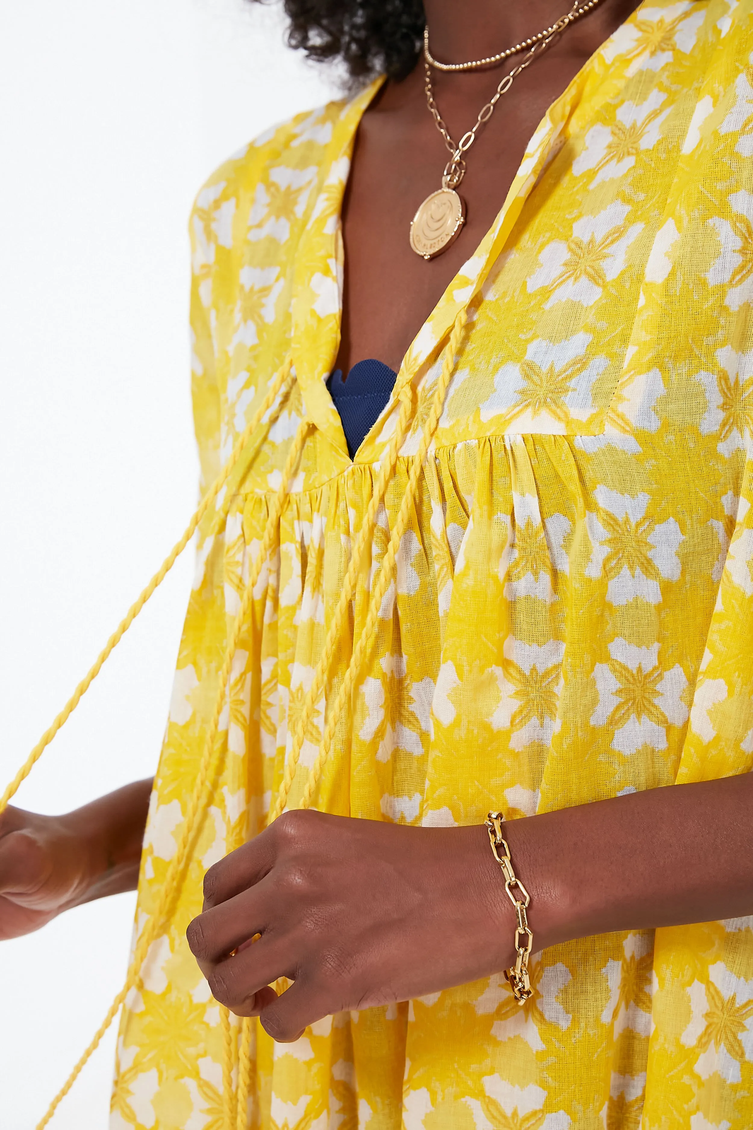 Yellow Barbados Seychelles Tunic