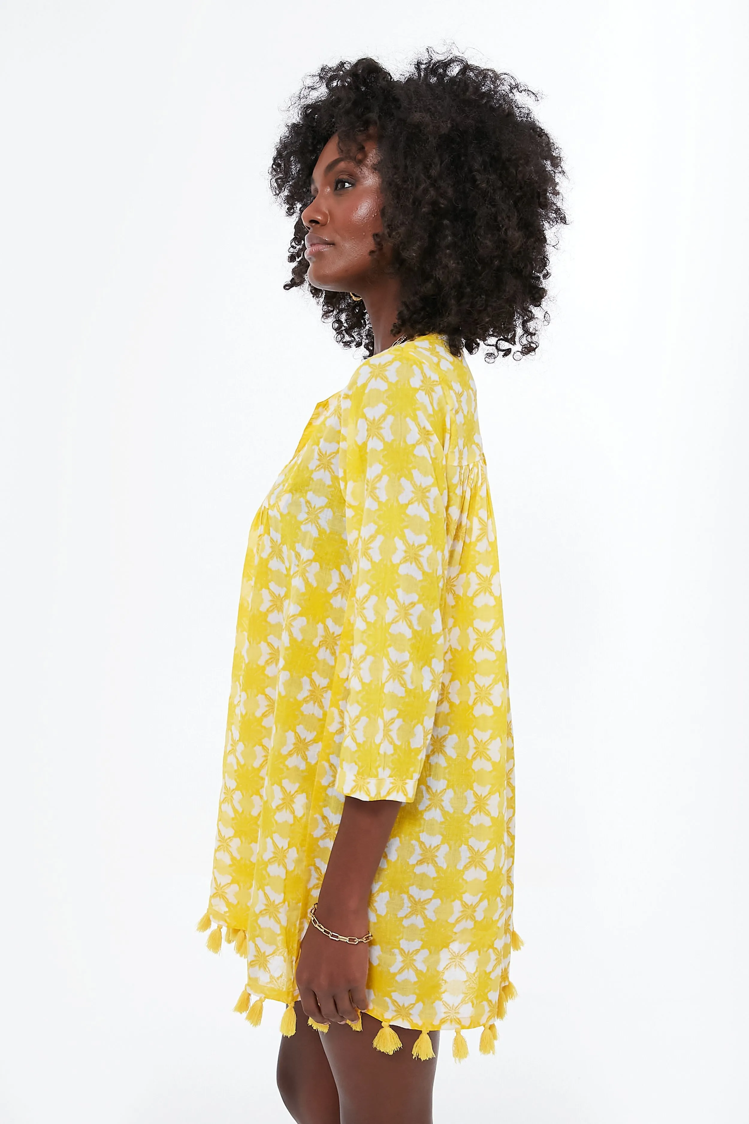Yellow Barbados Seychelles Tunic