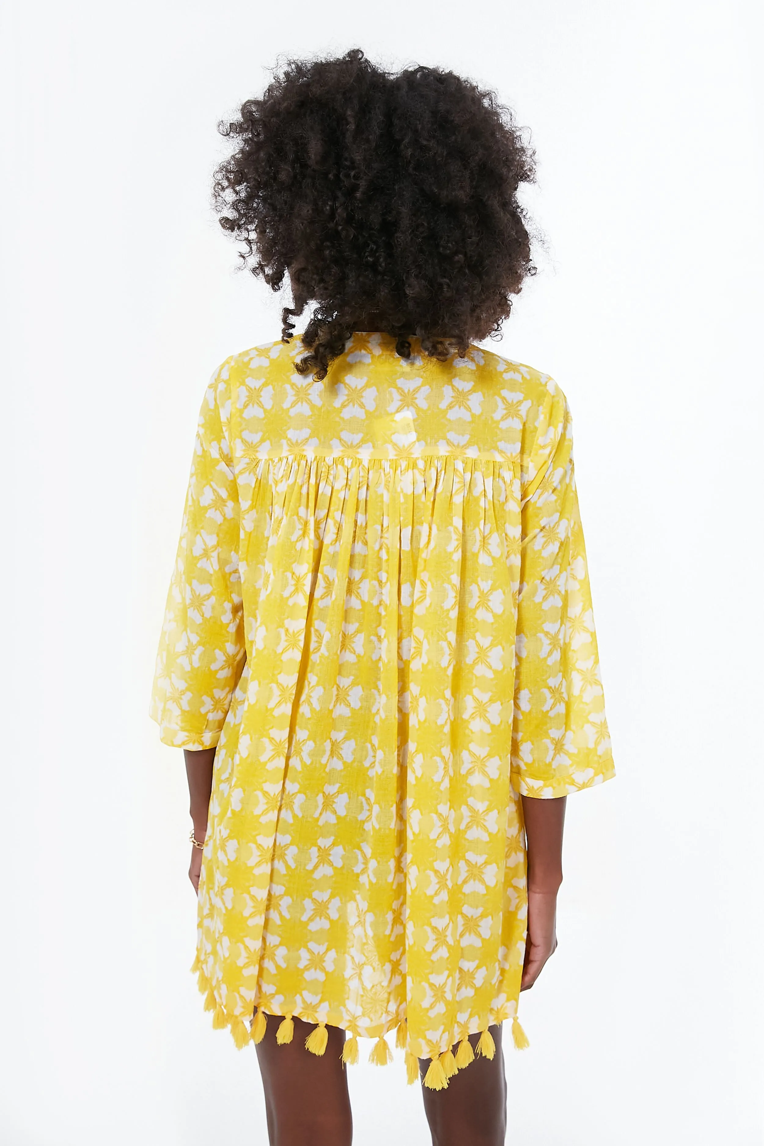Yellow Barbados Seychelles Tunic