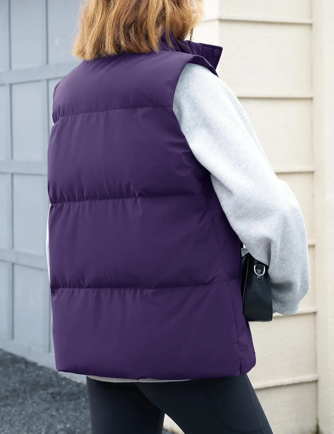 YUCOLEN Down Puffer Vest for Women Lightweight Warm Sleeveless Puffer Jacket 2024 Women Winter Trendy Puffy Vests
