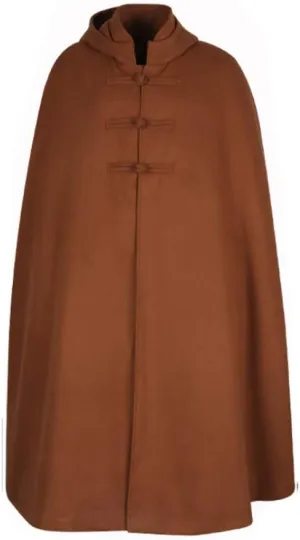ZanYing Meditation Buddhist Thickened Hooded Cloak Monk Outfit