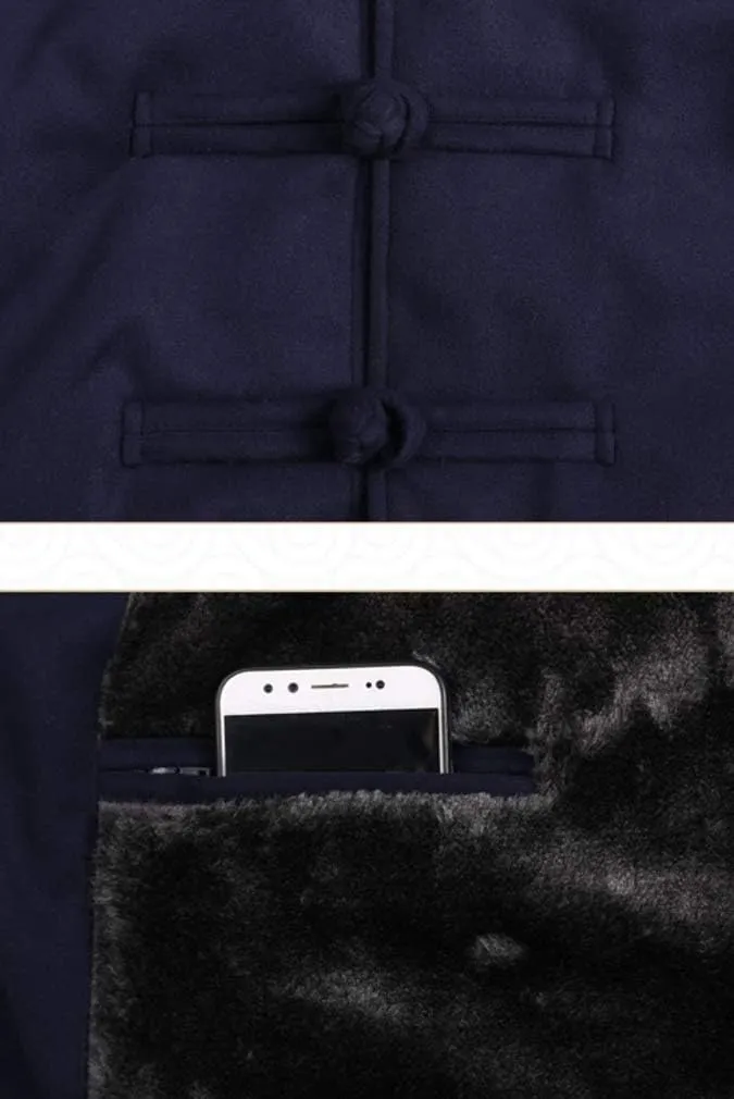 ZanYing Meditation Buddhist Thickened Hooded Cloak Monk Outfit